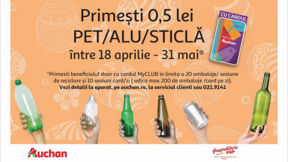 Auchan Romania encourages packaging recycling