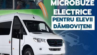 Dambovita County buys 31 electric minibusses for students