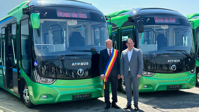 ATP Trucks Automobile delivers electric buses to Vișeu de Sus