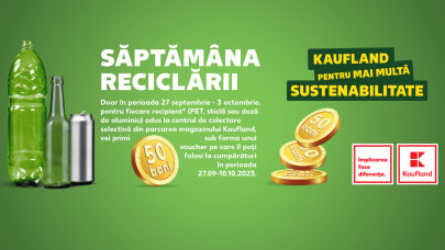 Kaufland Romania announces recycling of 11.2 million containers in one week